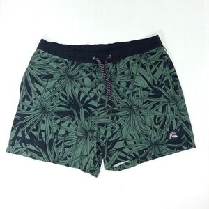 Sold.    Mens Volley Swim Shorts Green Black Pal